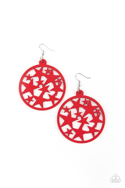 Cosmic Paradise - Red Earrings