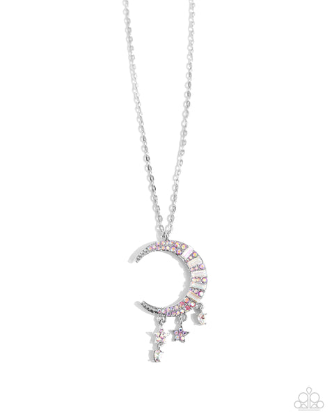 Lunar Landmark - Pink Necklace