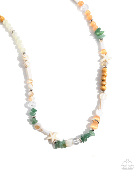 Beachy Beginner - Green Necklace