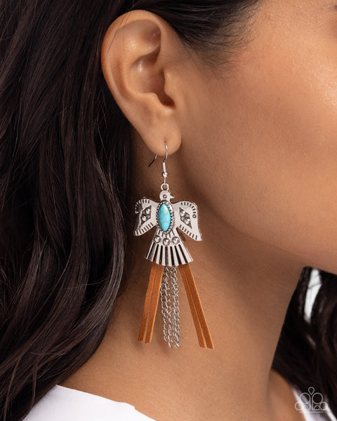 Southwestern Selfie - Blue Earrings