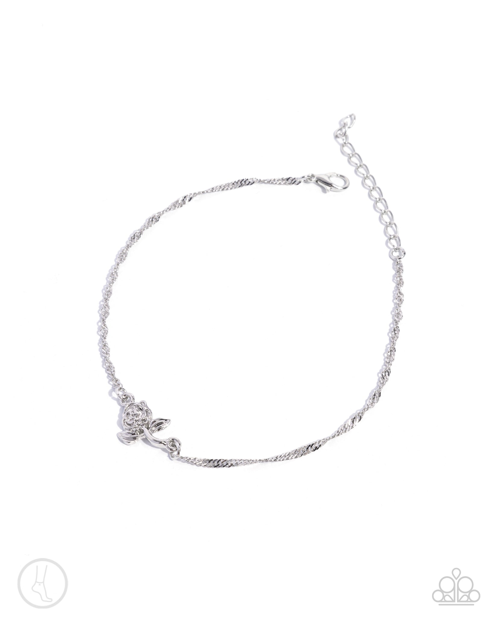 Rose Review - Silver Anklet