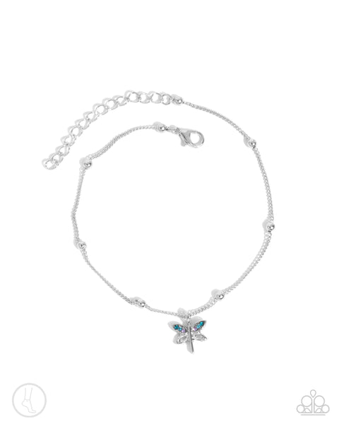 Dainty Dragonfly - Blue Anklet