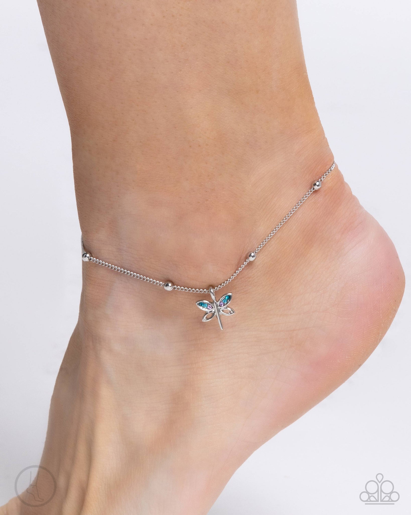 Dainty Dragonfly - Blue Anklet