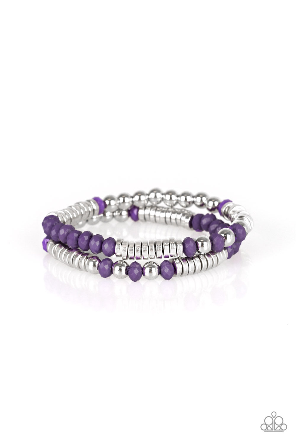 Downright Dressy - Purple Bracelet