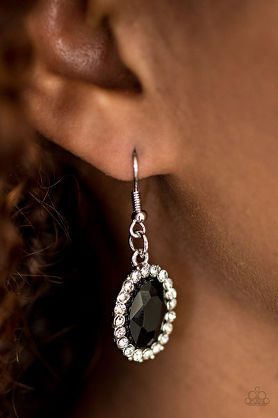 The FAME Of The Game - Black Earrings