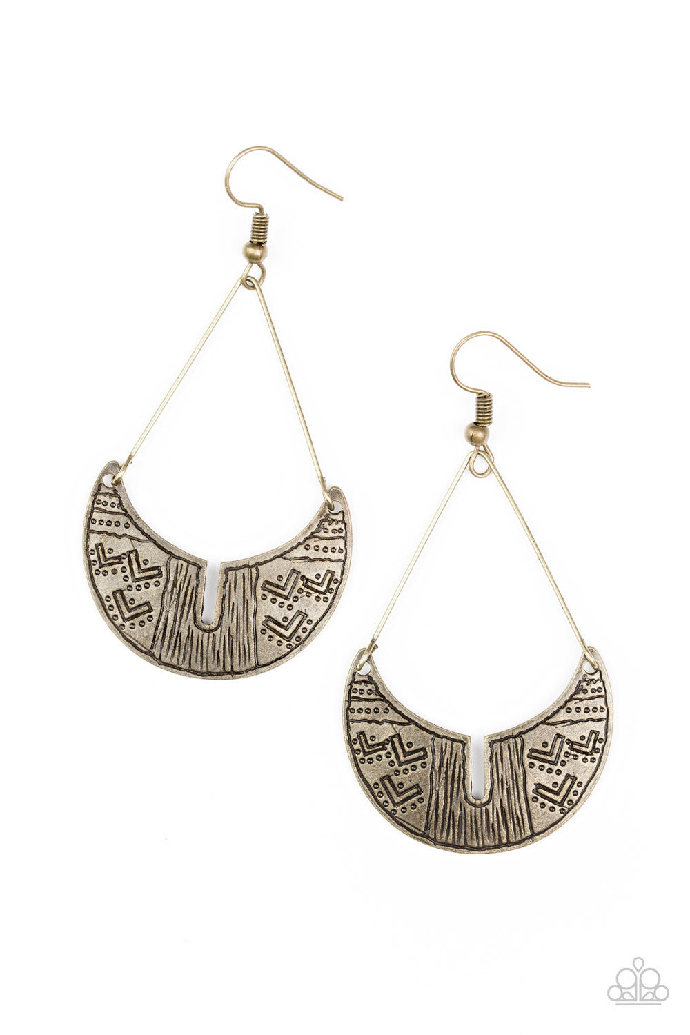 Trading Post Trending - Brass Earrings