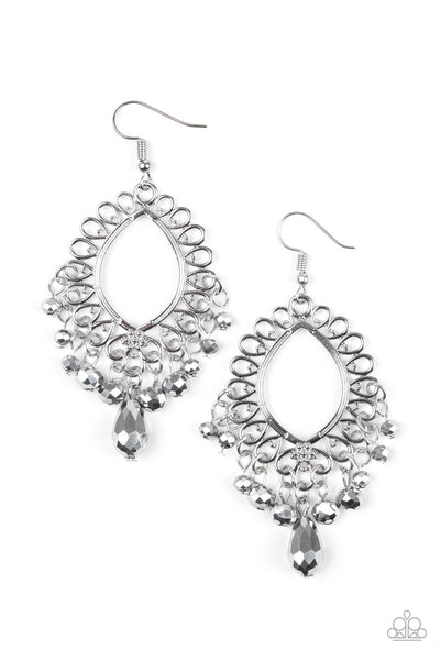 Just Say NOIR - Silver Earrings