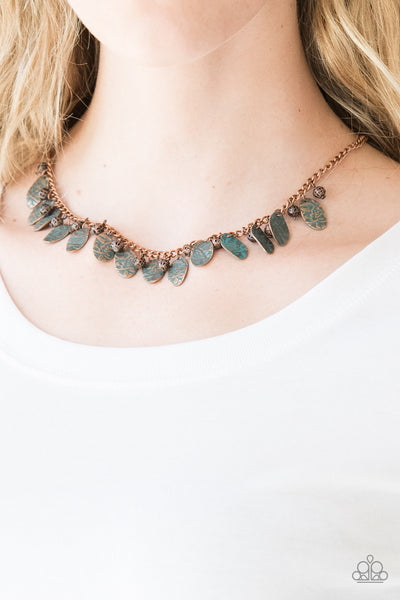 Vintage Gardens - Copper Necklace