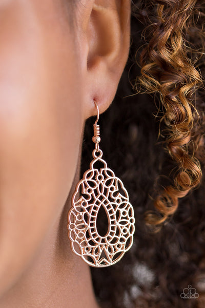 Wisteria Histeria - Rose Gold Earrings