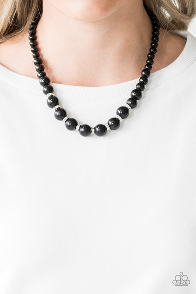 Showtime Shimmer - Black Necklace