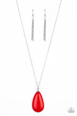 Stone River - Red Necklace