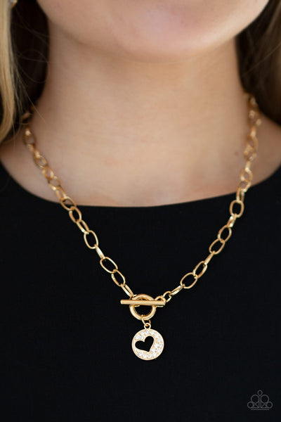 Heartbeat Retreat - Gold Necklace