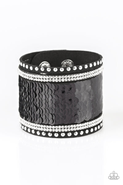 MERMAIDS Have More Fun - Black Wrap Urban Bracelet