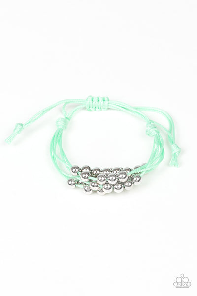 Without Skipping A BEAD - Green Bracelet