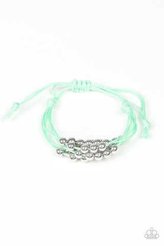 Without Skipping A BEAD - Green Bracelet