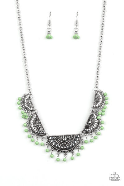 Boho Baby - Green Necklace