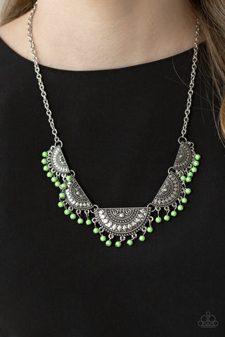 Boho Baby - Green Necklace