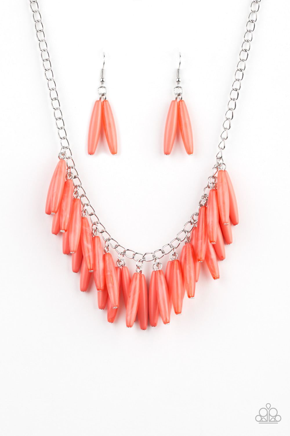 Full Of Flavor - Orange Necklace