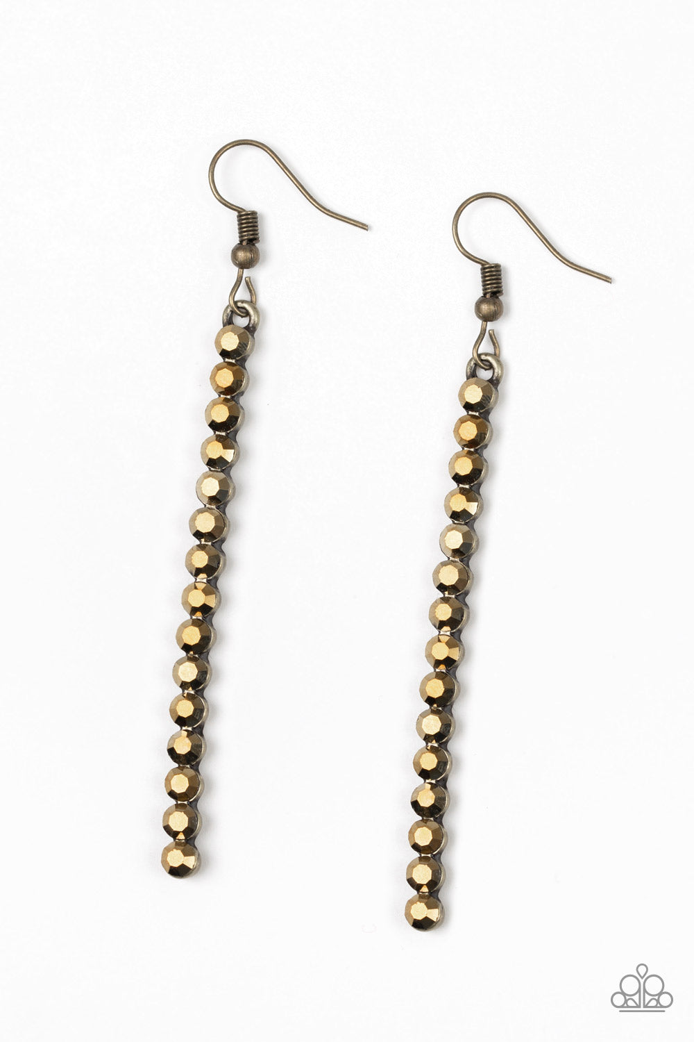 Grunge Meets Glamour - Brass Earrings