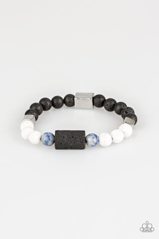 Run Out The BLOCK - Blue Bracelet