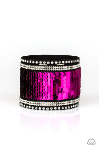 MERMAIDS Have More Fun - Pink Wrap Urban Bracelet