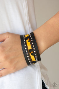 Born To Be WILDCAT - Yellow Wrap Urban Bracelet