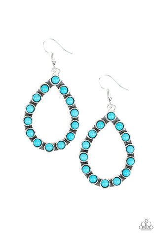 Sagebrush Sunsets - Blue Earrings