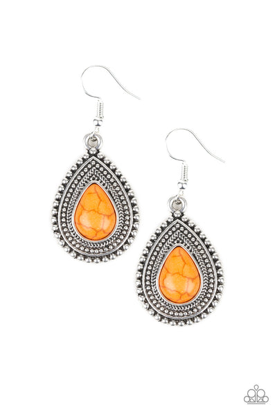 Happy Horizons - Orange Earrings