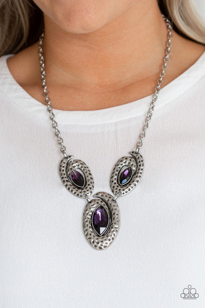 Metro Mystique - Purple Necklace