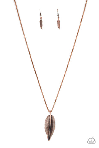 Feather Forager - Copper Necklace