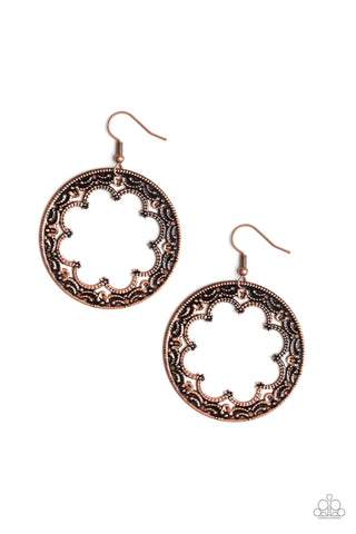 Whimsical Wheelhouse - Copper Earrings