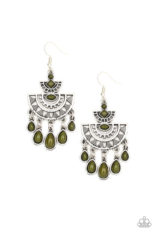 SOL Searching - Green Earrings