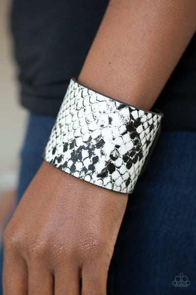 What's HISS Is Mine - White Wrap Urban Bracelet