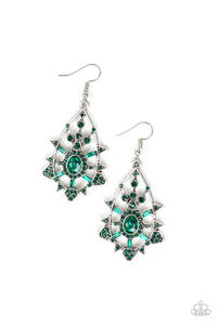 Gatsby Glimmer - Green Earrings