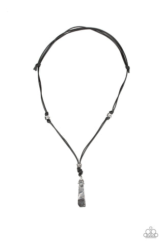 Midnight Meteorite - Black Necklace