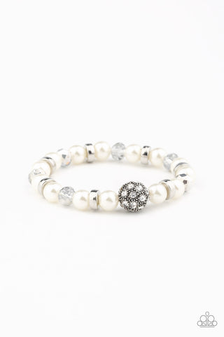 Twinkling Timelessness - White Bracelet