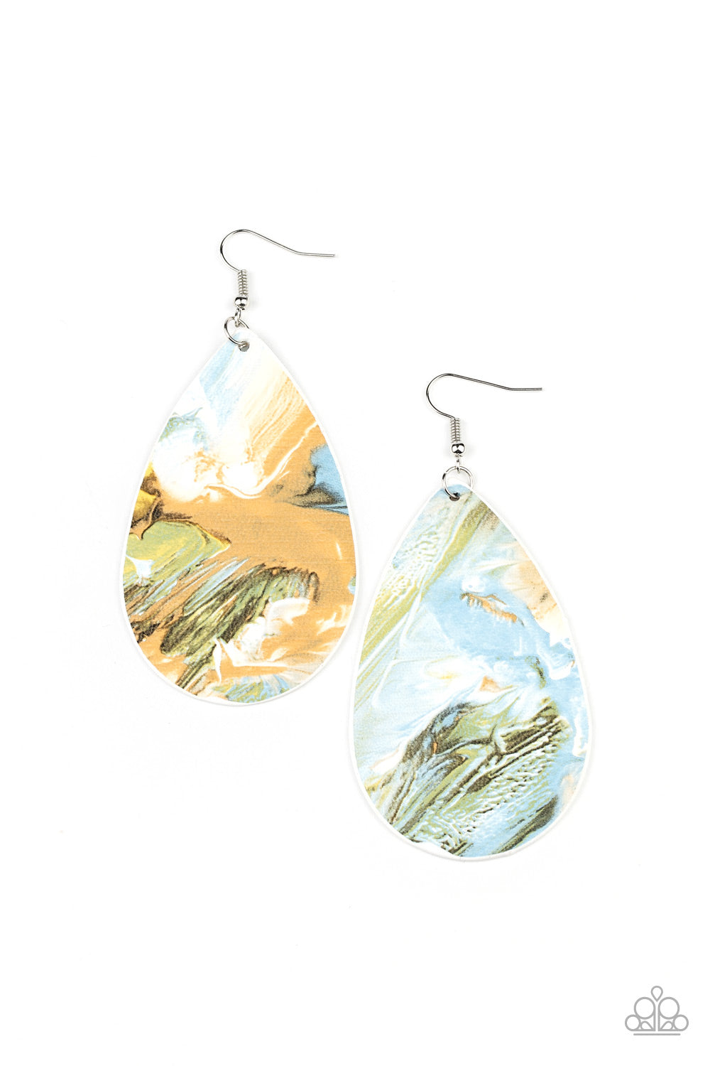 Mesmerizing Mosaic - Multi Earrings