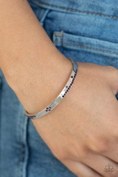 Dainty Dazzle - Purple Bracelet