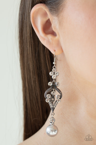 Elegantly Extravagant - Silver Earrings