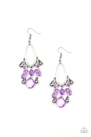 Summer Catch - Purple Earrings