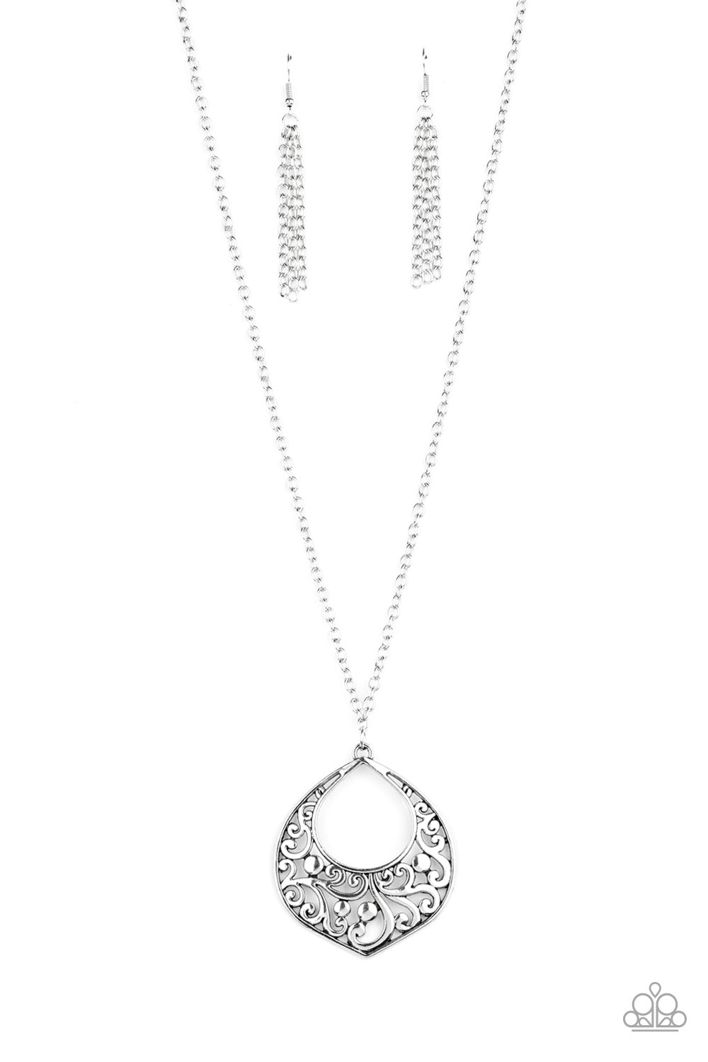 Venetian Vineyards - Silver Necklace