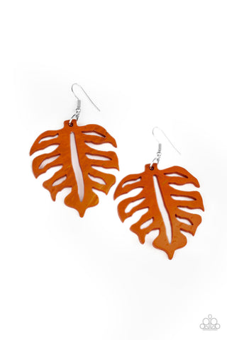 Shake Your PALMS PALMS - Orange Earrings