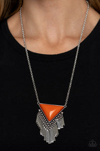 Badlands Bonanza - Orange Necklace