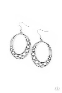 Crescent Cove - White Earrings