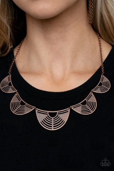 Record-Breaking Radiance - Copper Necklace