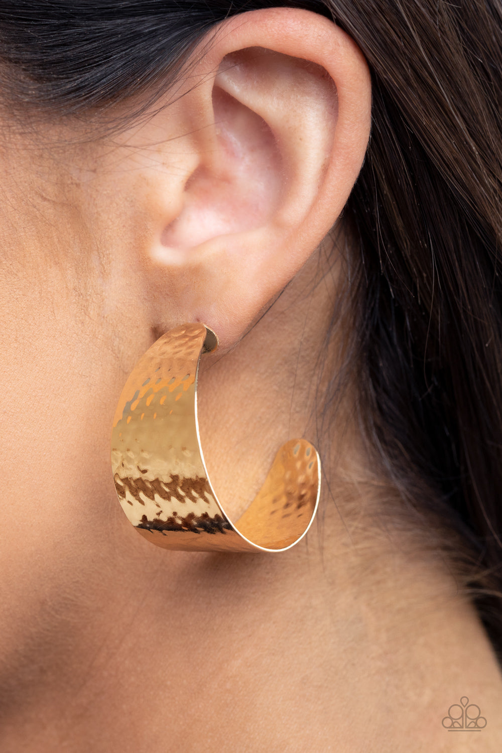 Flatten The Curve - Gold Earrings