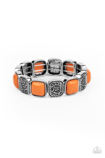 Trendy Tease - Orange Bracelet