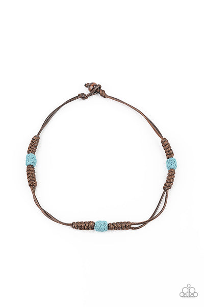 Volcanic Vagabond - Blue Necklace