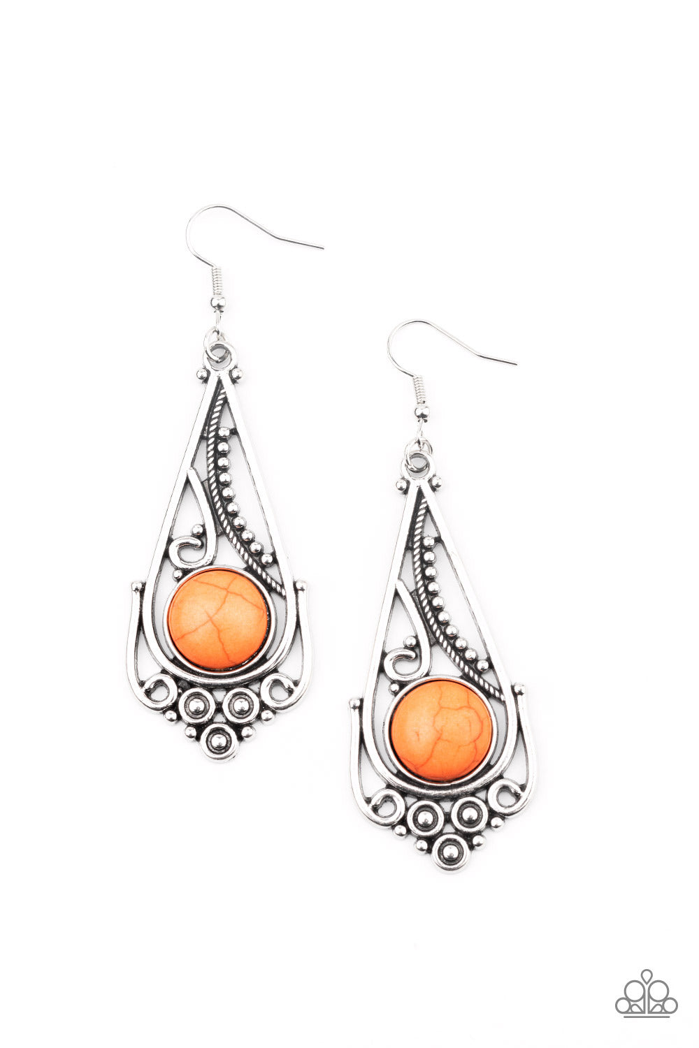 Canyon Climate - Orange Earrings