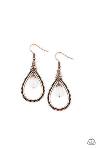 Ill Believe It ZEN I See It - Copper Earrings